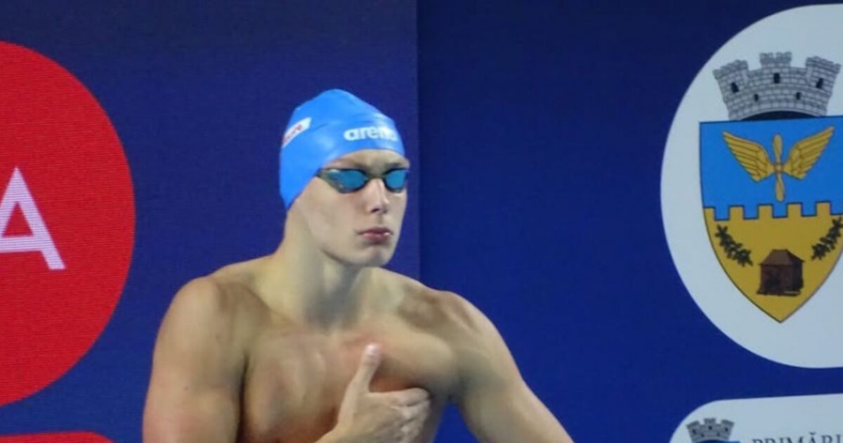 Evangelos Ephraim Doumas with a historical performance in the 100m final. anterior of world teenagers