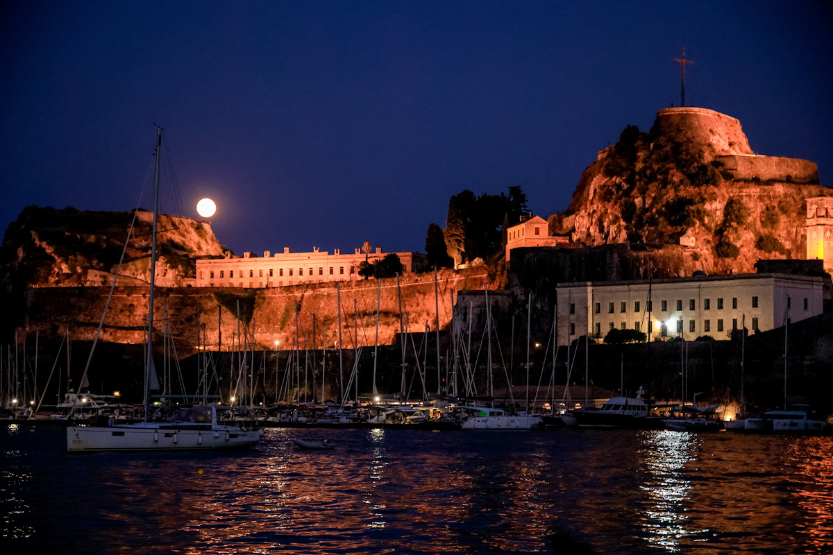 Η Πανσέληνος του Αυγούστου στην Κέρκυρα