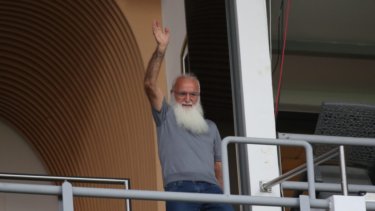 Ο Ιβάν Σαββίδης στην Τούμπα