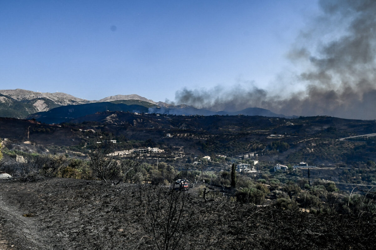Η πόλη της Πάτρας μετά τη φωτιά