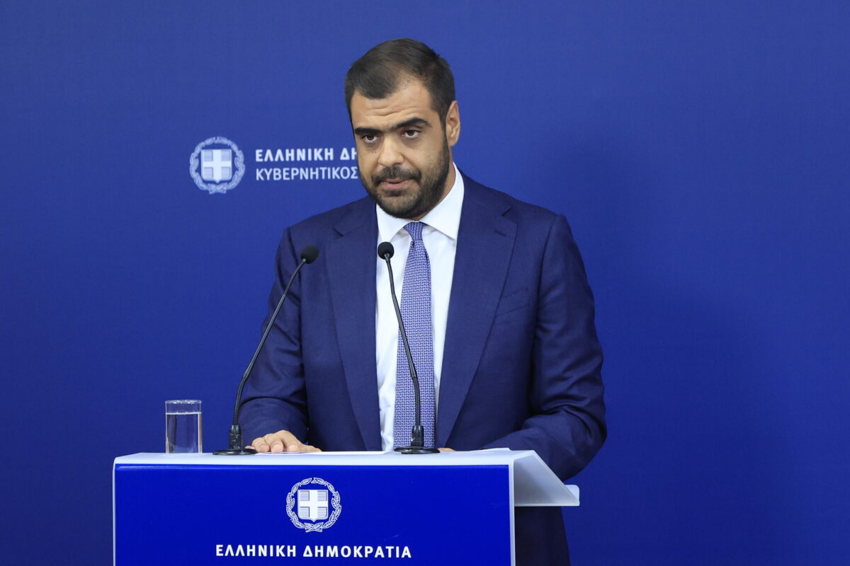 Ο κυβερνητικός εκπρόσωπος Παύλος Μαρινάκης