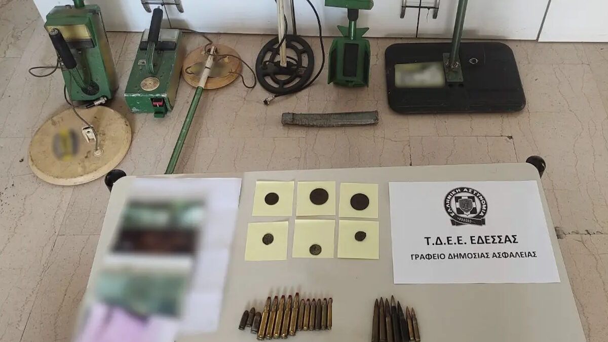 Κατασχεθέντα αρχαιολογικά ευρήματα στην Πέλλα