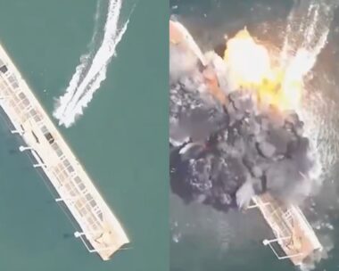 Η έκρηξη στο ουκρανικό πλοίο «»Simferopol»