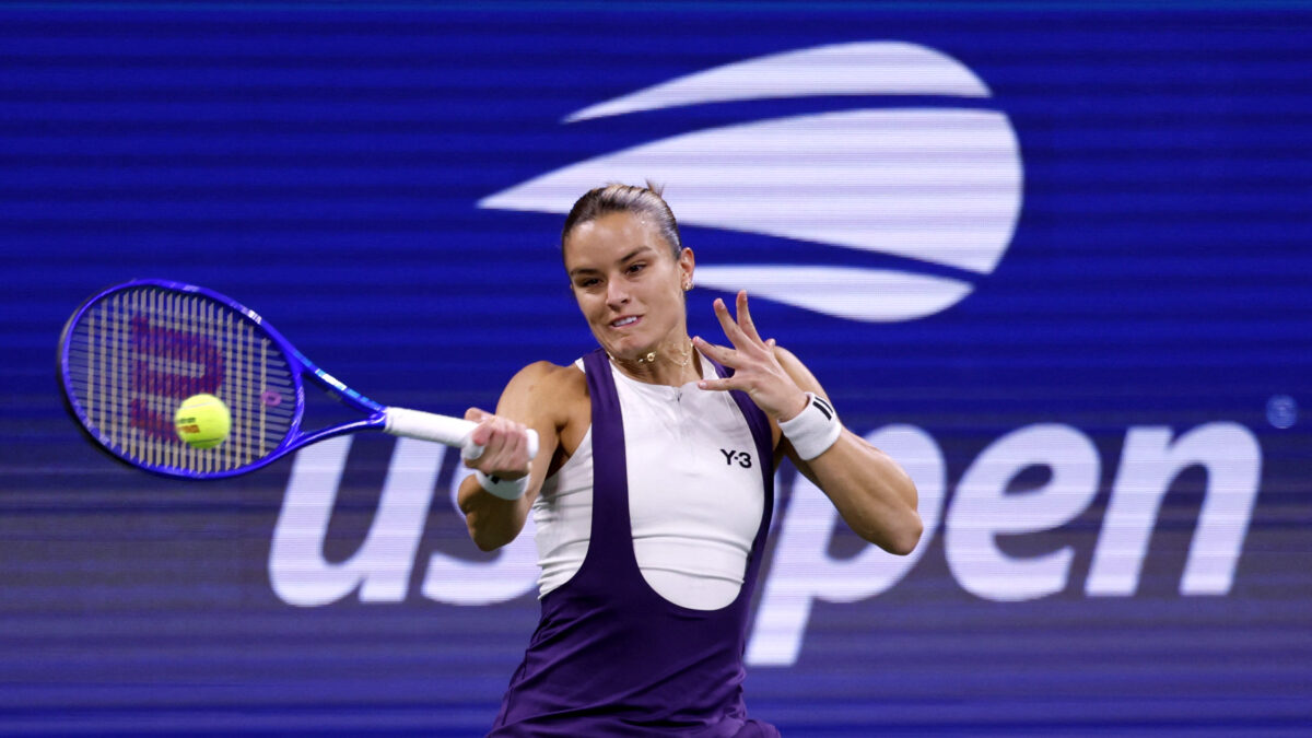 Η Μαρία Σάκκαρη σε προσπάθειά της στο US Open