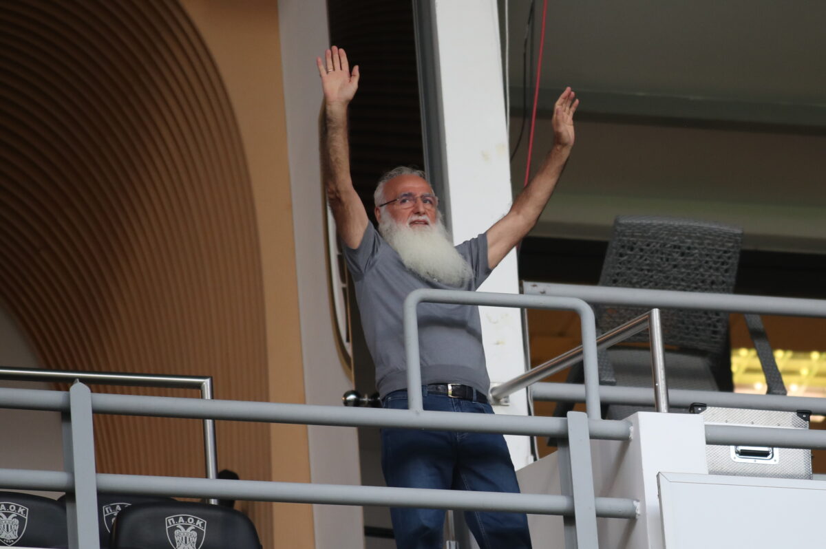 Ο Ιβάν Σαββίδης στην Τούμπα (ΒΑΣΙΛΗΣ ΒΕΡΒΕΡΙΔΗΣ