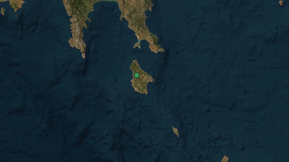 Σεισμός στα Κύθηρα