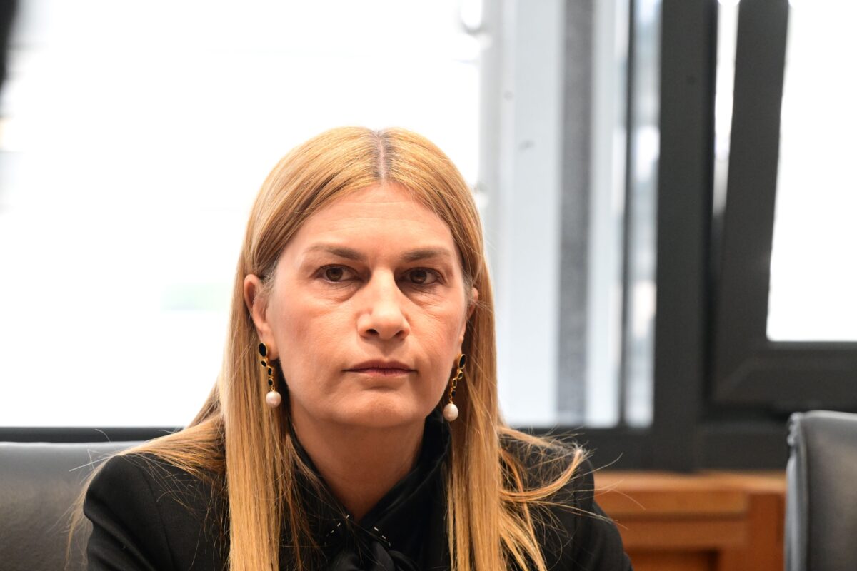 Η υφυπουργός Μετανάστευσης και Ασύλου Σέβη Βολουδάκη