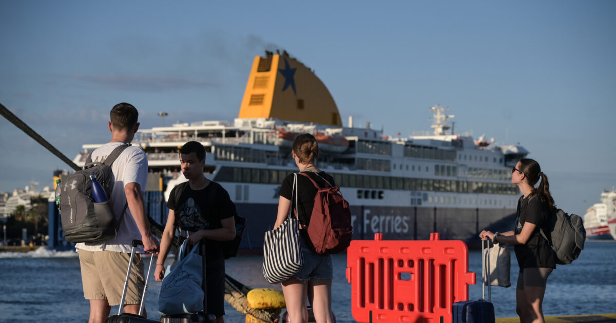 Normally the ships from the ports of Attica are operated