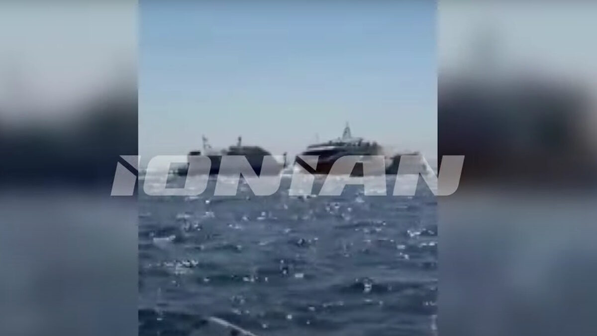 Το σκάφος που πήρε φωτιά στη Ζάκυνθο