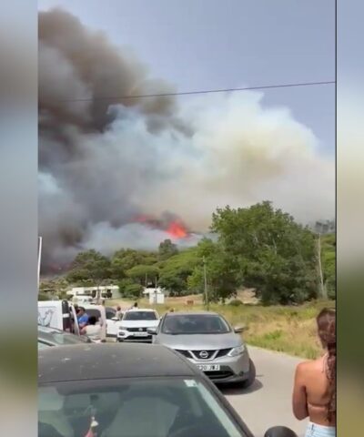Τεράστια πυρκαγιά στην Ισπανία