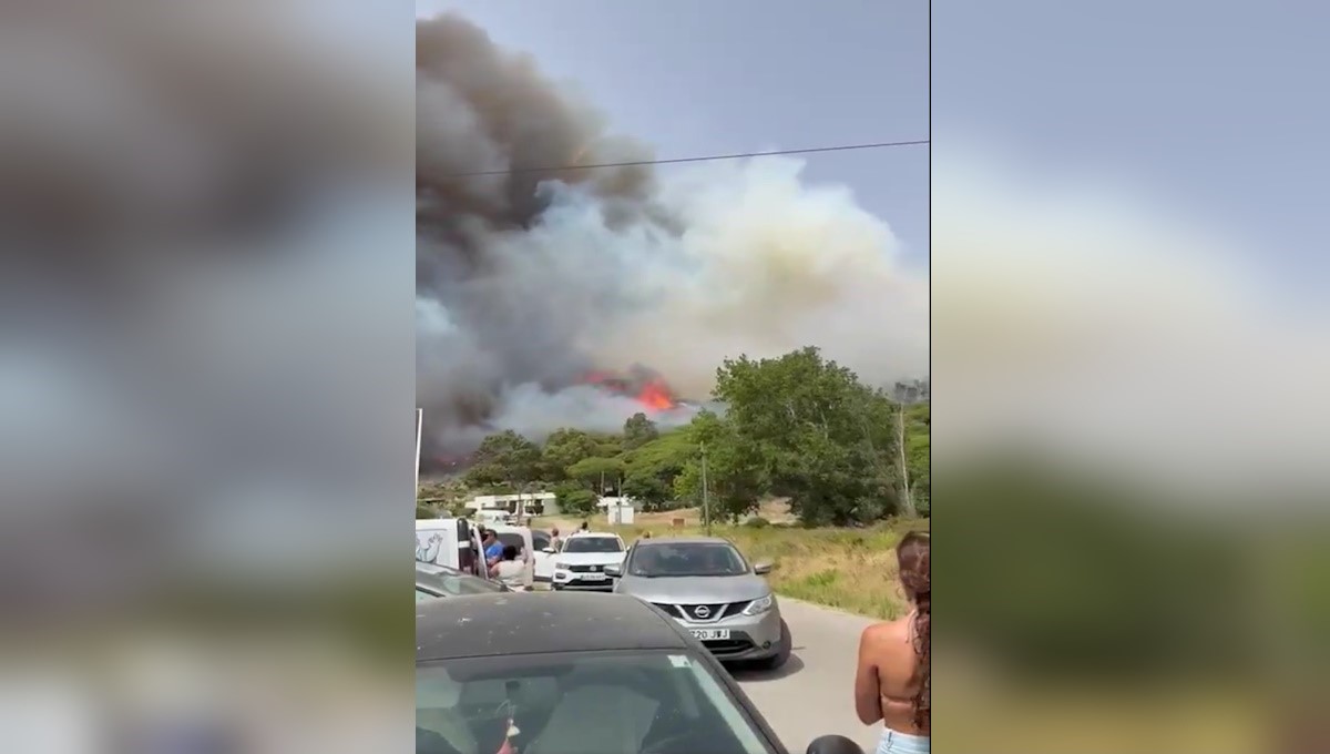 Τεράστια πυρκαγιά στην Ισπανία
