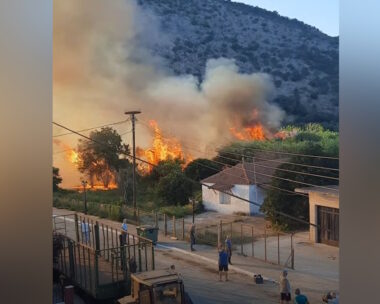Φωτιά στην Πρέβεζα