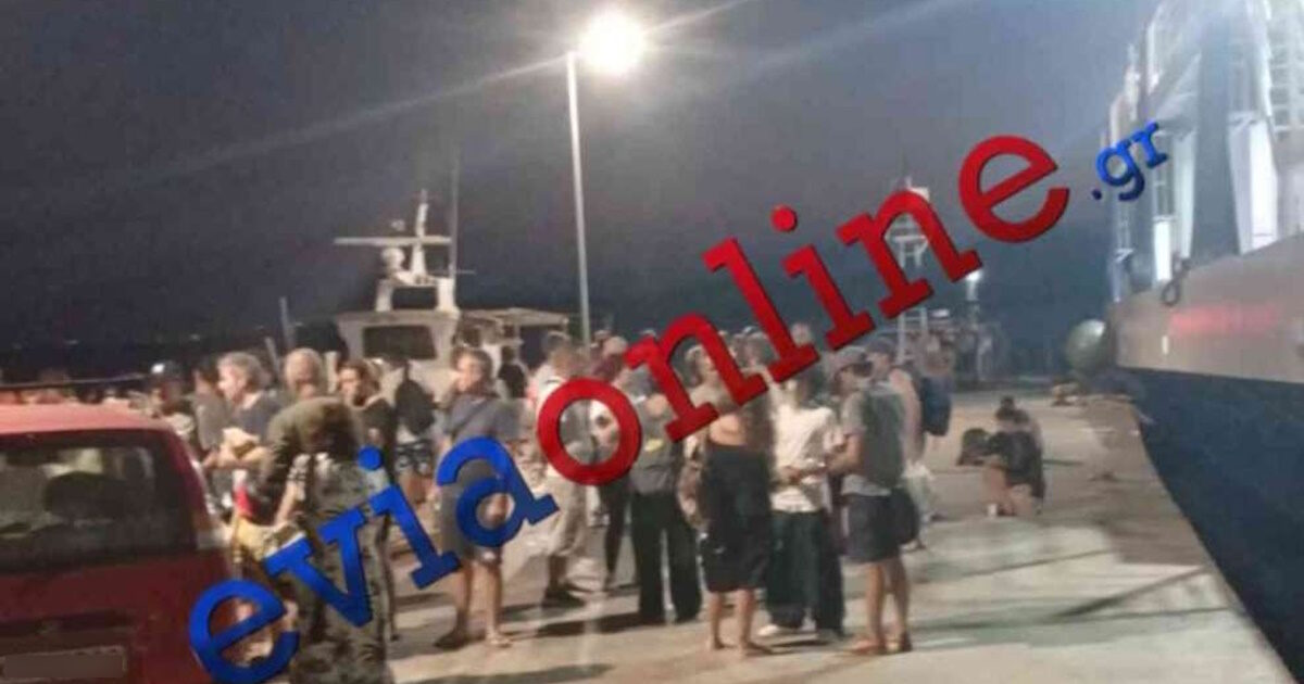 New Styra: The ship remains stuck in Xera – in marble and karystos stayed overnight passengers