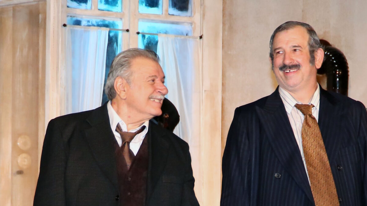 Ο Τάσος Χαλκιάς και ο Πέτρος Φιλιππίδης