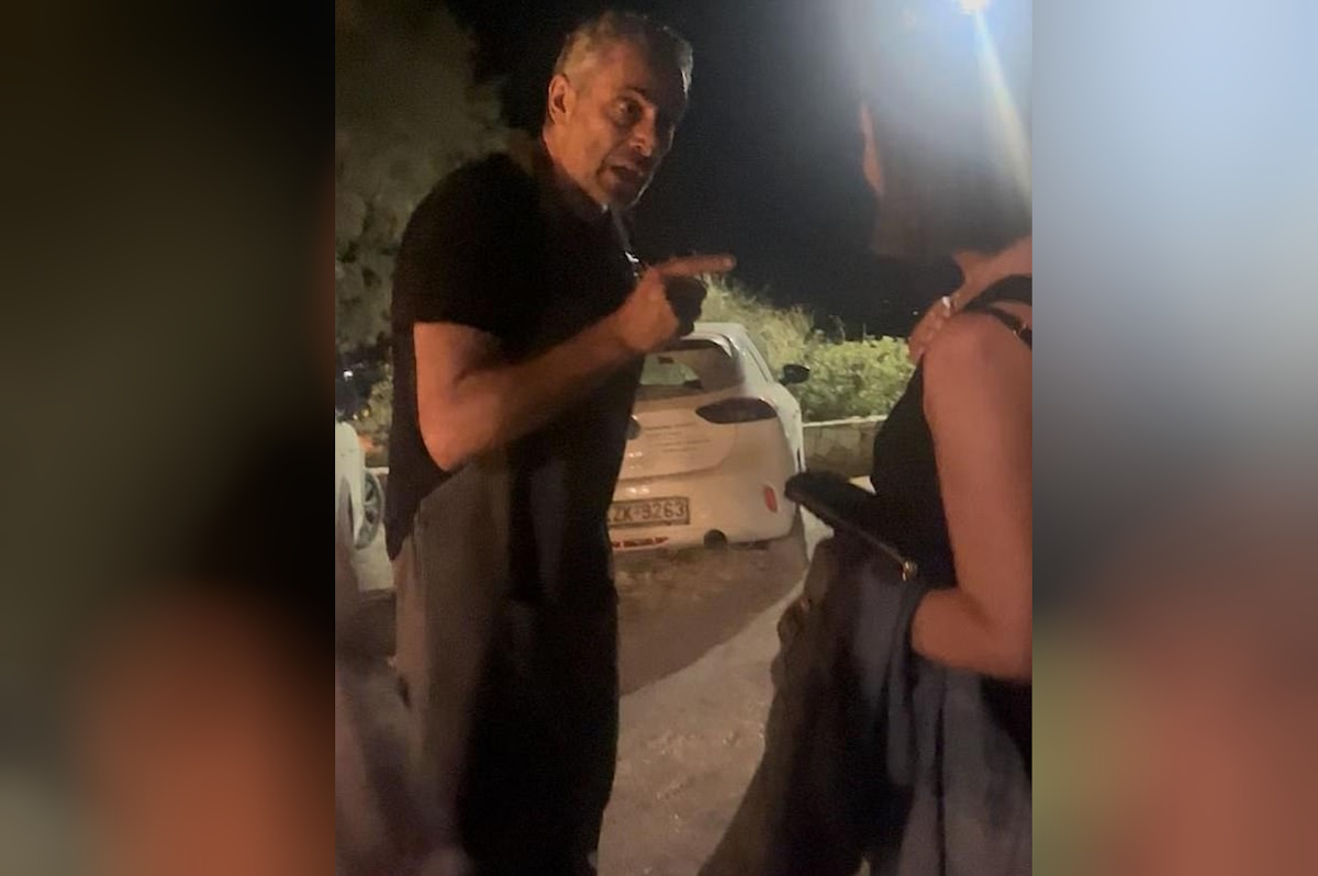 Άγριο επεισόδιο μεταξύ Εβραίων και ιδιοκτήτη ταβέρνας στη Νάξο με αφορμή αυτοκόλλητα υπέρ της Παλαιστίνης – Δείτε βίντεο