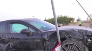 Η Porsche που προκάλεσε το τροχαίο
