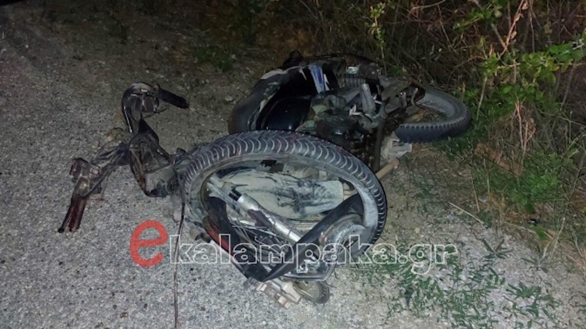 Τροχαίο δυστύχημα στην Καλαμπάκα