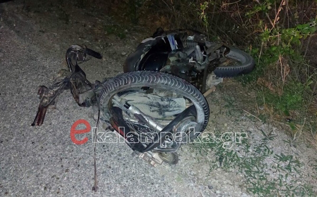 Τροχαίο δυστύχημα στην Καλαμπάκα