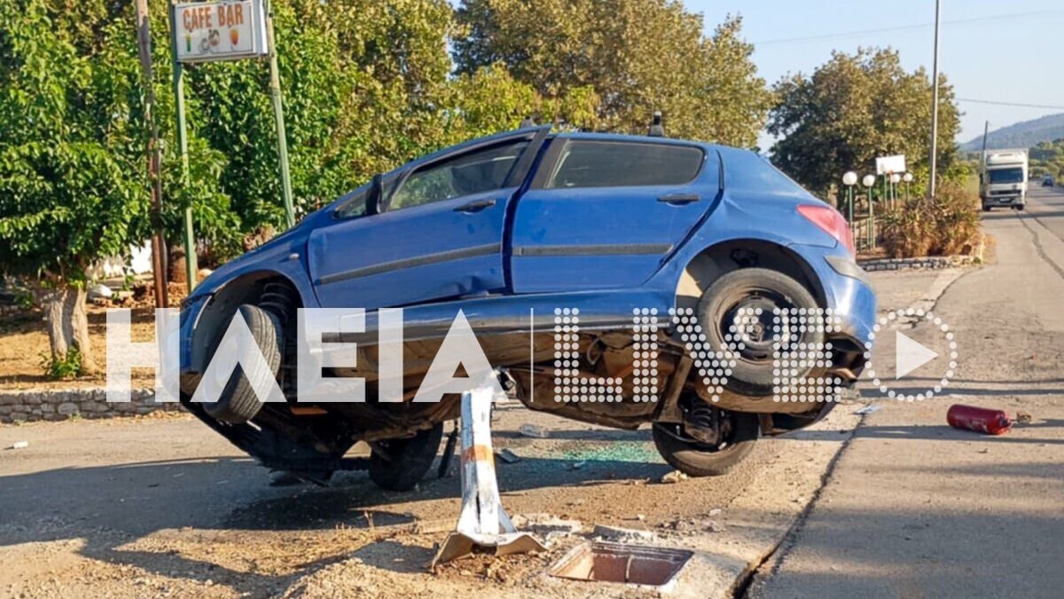 Τροχαίο στην εθνική Πύργου - Κυπαρισσίας
