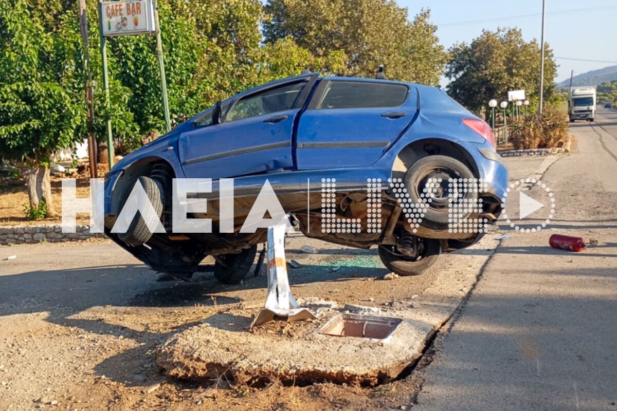 Τροχαίο στην εθνική Πύργου - Κυπαρισσίας