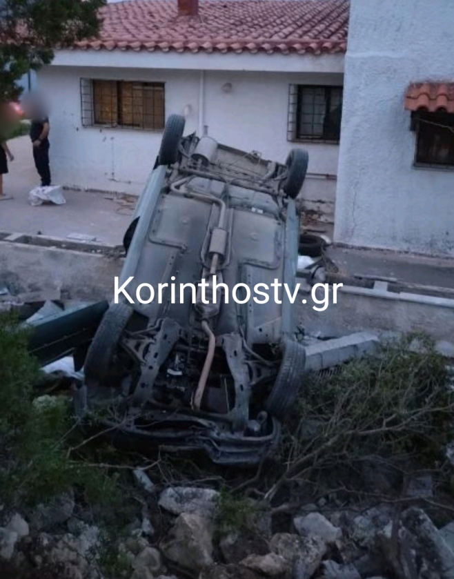 Τροχαίο δυστύχημα κοντά στο Λουτράκι
