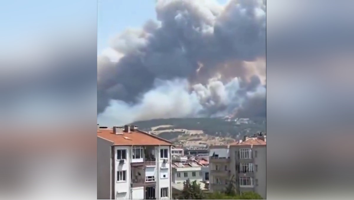 Φωτιά στο Τσανάκαλε της Τουρκίας