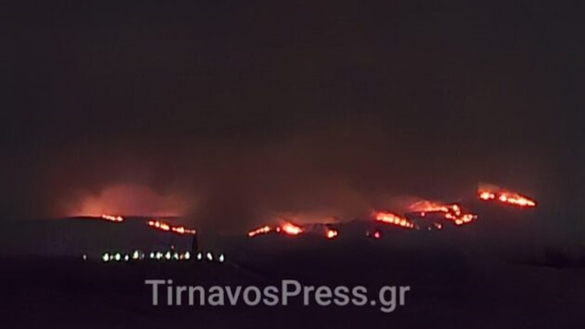 Φωτιά στον Τύρναβο