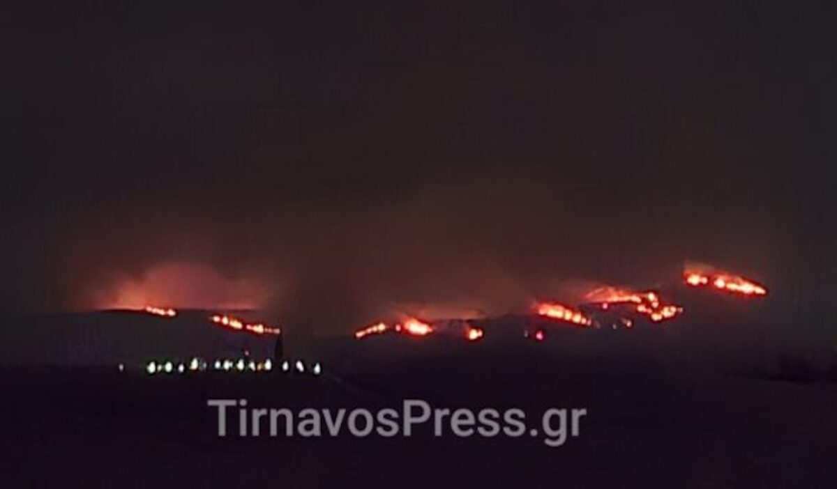 Φωτιά στον Τύρναβο