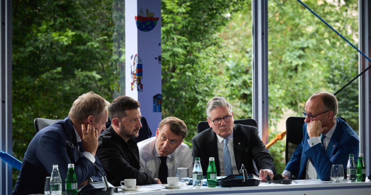 A statement of European leaders on the Trump – Putin meeting: “We support a tripartite session, we will escalate the pressure on Russia”