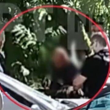 Η στιγμή της σύλληψης του 40χρονου δράστη της γυναικοκτονίας στον Βόλο