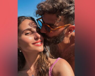 Η Παυλίνα Βουλγαράκη με τον σύντροφό της