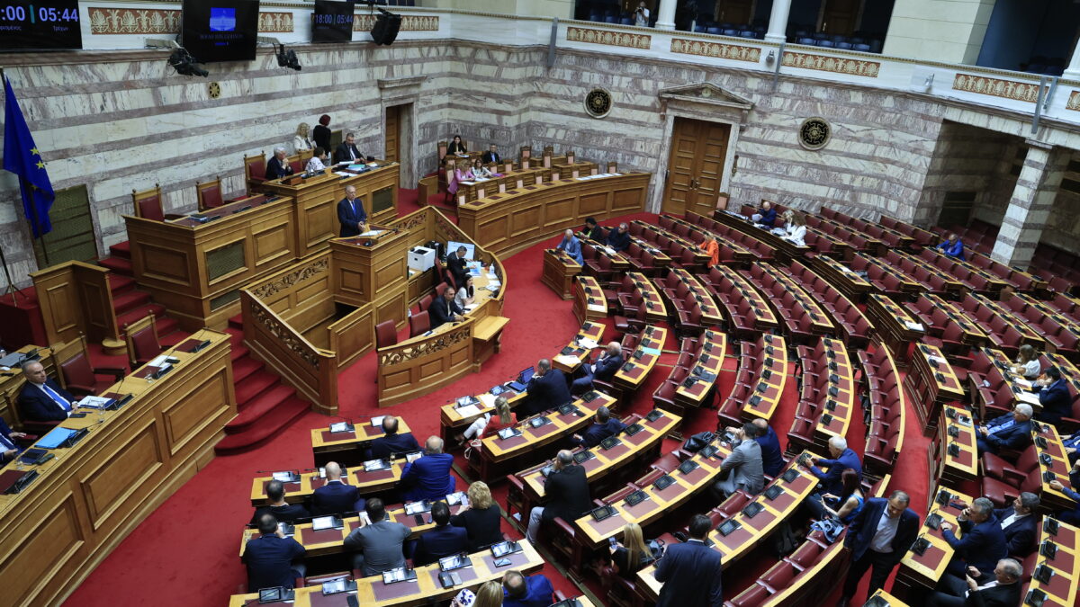 Η ολομέλεια της Βουλής