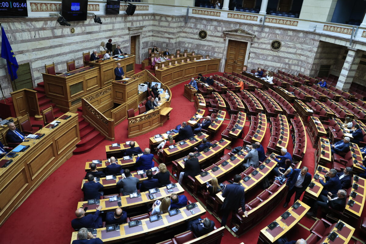 Η ολομέλεια της Βουλής