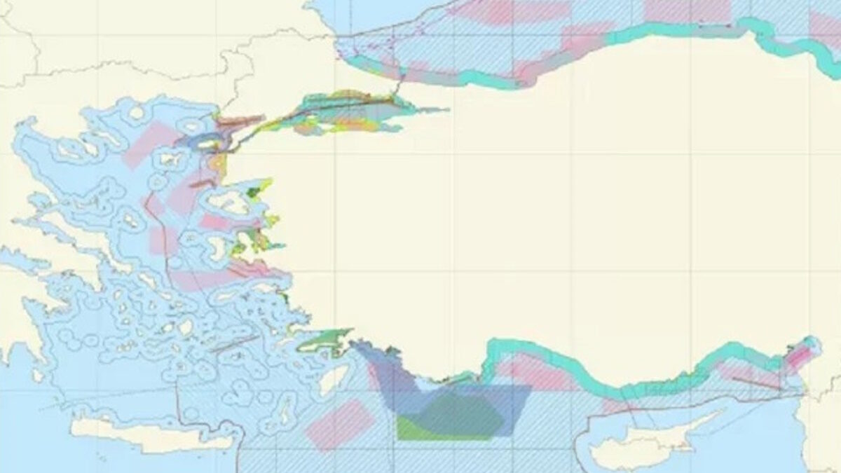 Ο χάρτης με τα τουρκικά θαλάσσια πάρκα