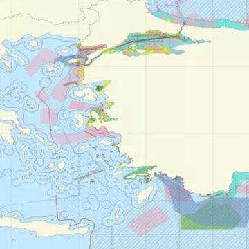 Ο χάρτης των θαλάσσιων πάρκων σύμφωνα με την Τουρκία
