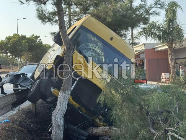 Θανατηφόρο τροχαίο στη Χερσόνησο Ηρακλείου Κρήτης