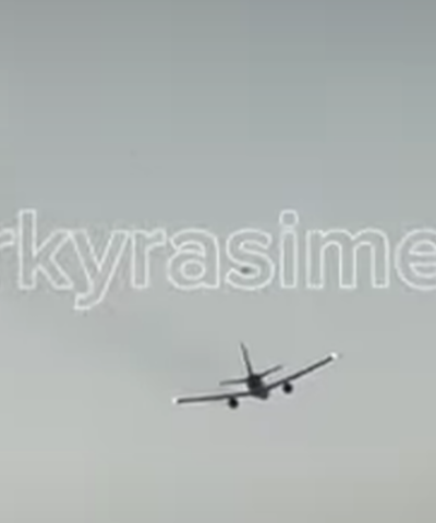Το αεροσκάφος την ώρα της απογείωσης