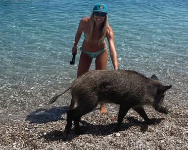 Η Μαριέττα Χρουσαλά σε εικόνα που δημοσιοποίησε στο Instagram