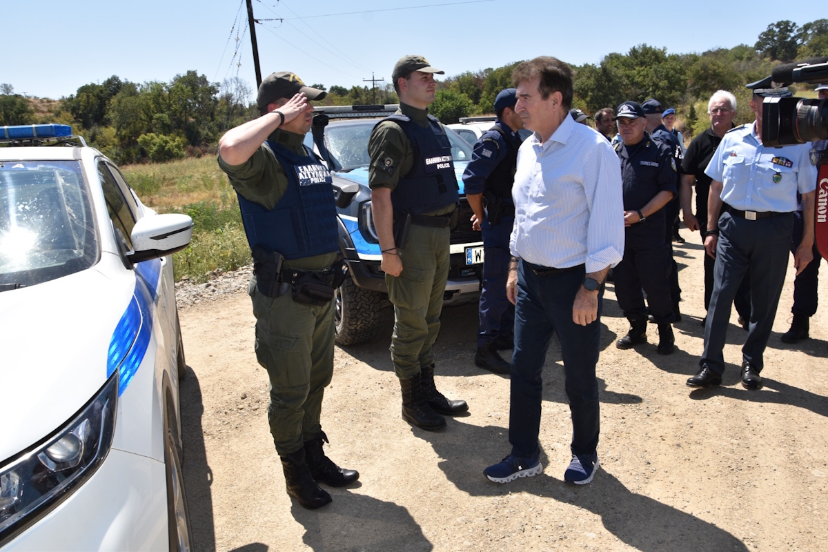 Ο Μιχάλης Χρυσοχοΐδης στον Έβρο