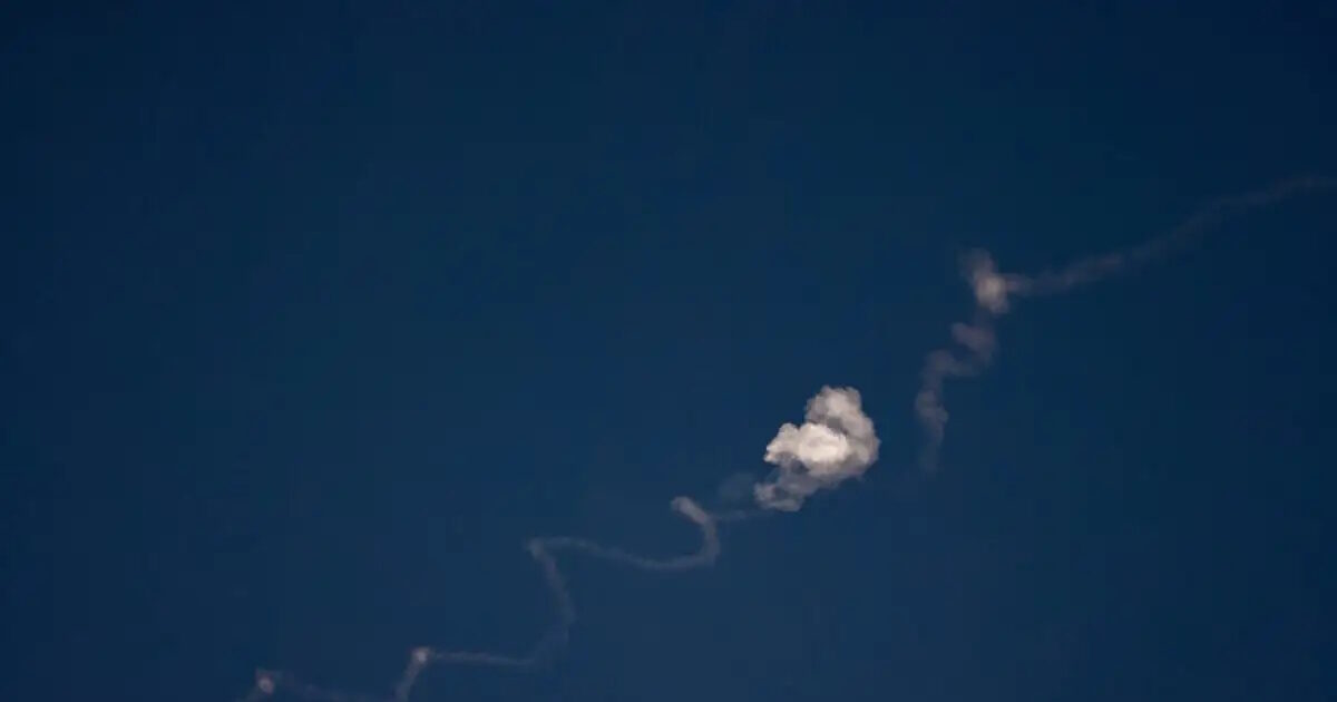 Israel intercepted a rocket launched by Yemen
