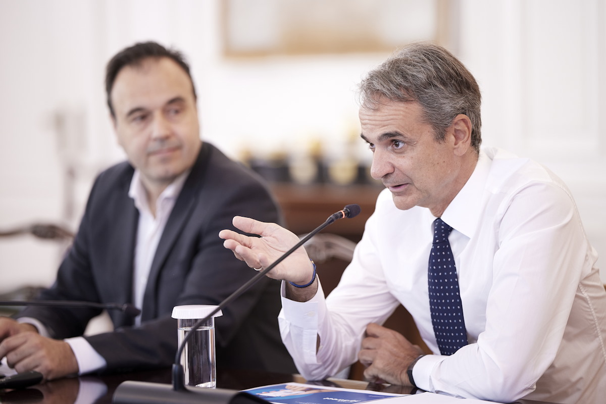 Ο Κυριάκος Μητσοτάκης στην παρουσίαση του MyStreet