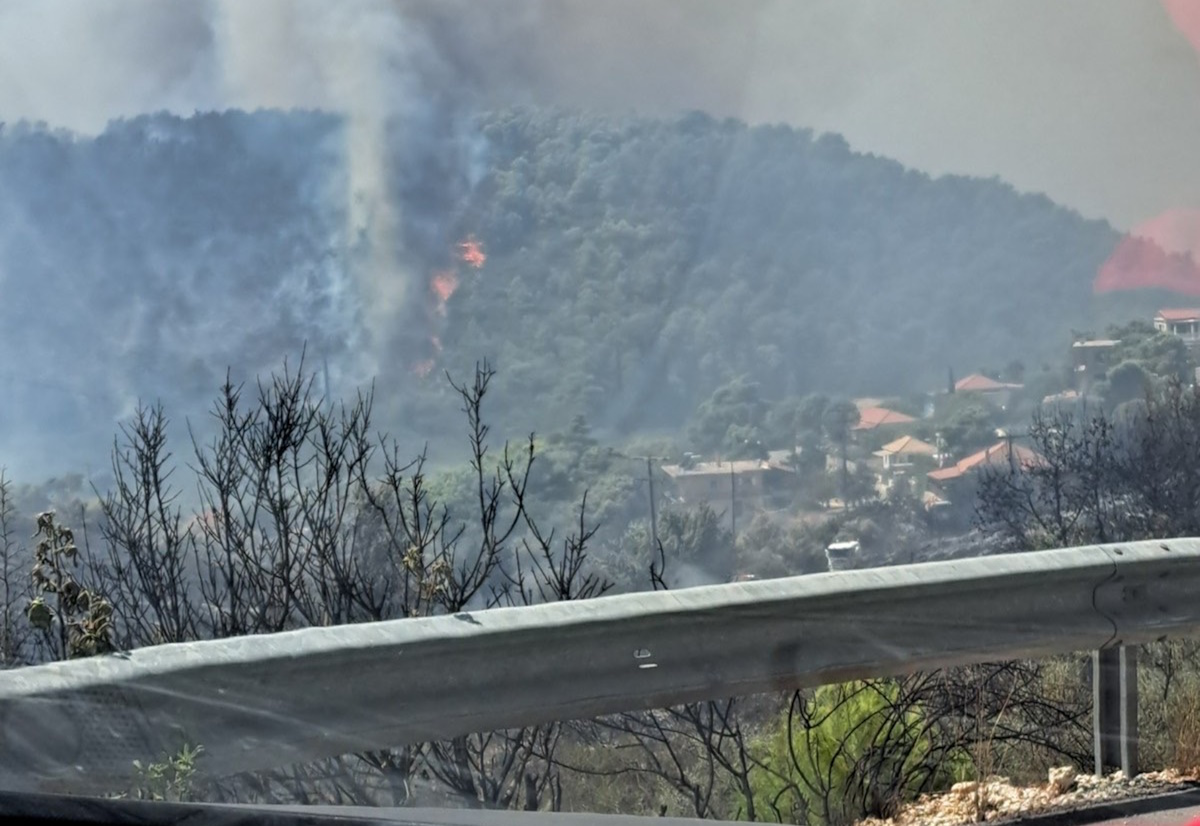 Φωτιά στη Ζάκυνθο