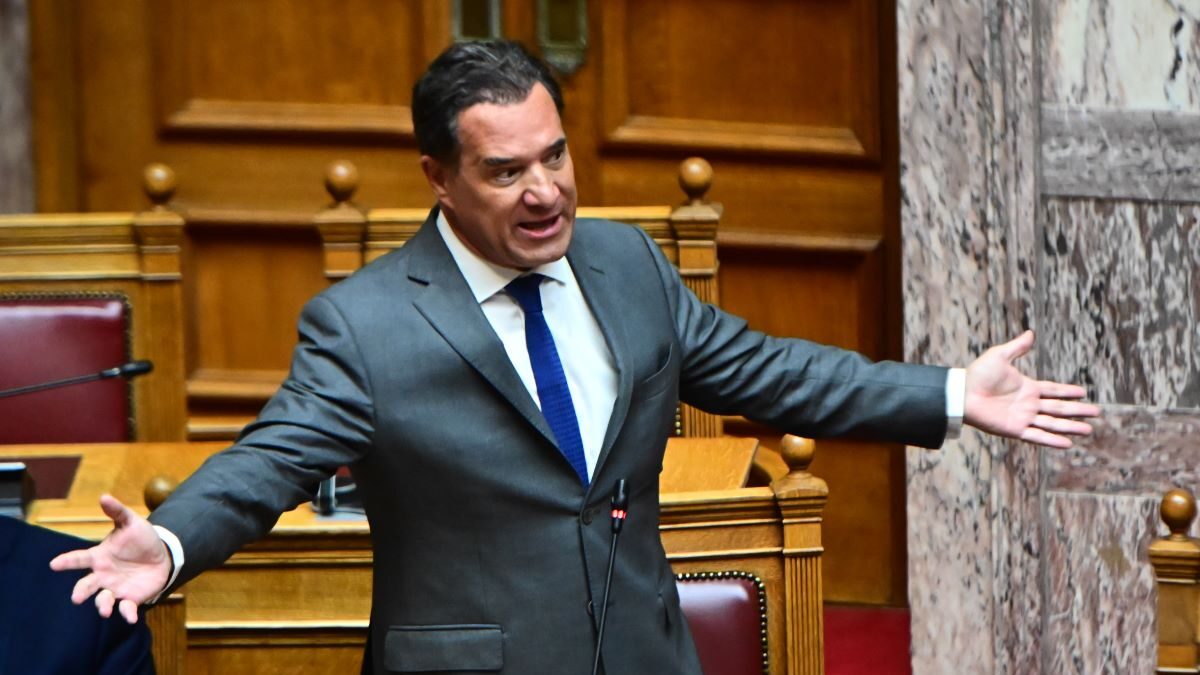 Ο Άδωνις Γεωργιάδης στη Βουλή