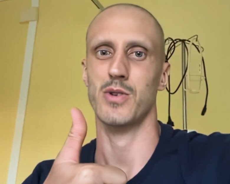 Ο Ακίλε Πολονάρα μέσα από το νοσοκομείο: «Είμαι έτοιμος για τη μεταμόσχευση, τα λέμε σύντομα στο παρκέ»