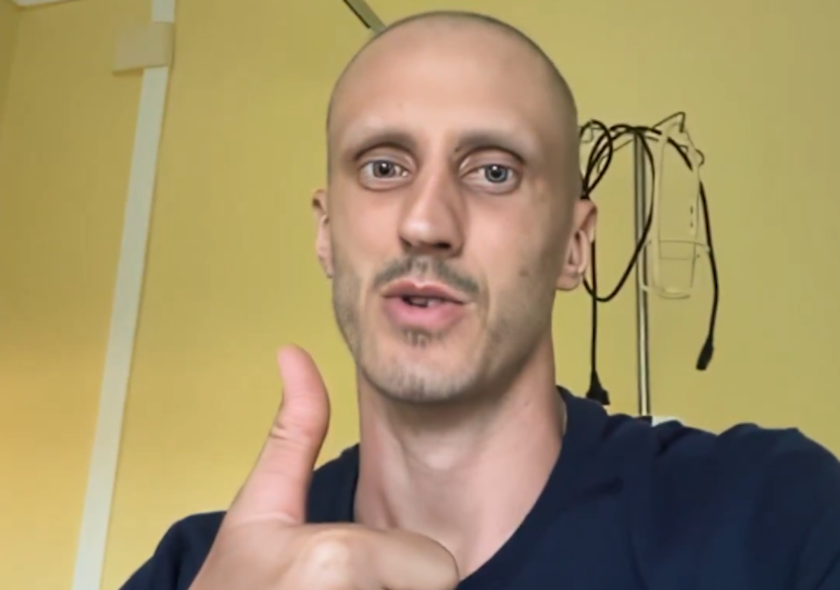 Ο Ακίλε Πολονάρα μέσα από το νοσοκομείο: «Είμαι έτοιμος για τη μεταμόσχευση, τα λέμε σύντομα στο παρκέ»