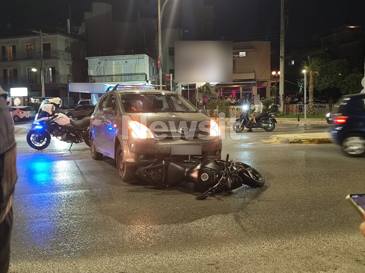 Τροχαίο στη λεωφόρο Αμφιθέας