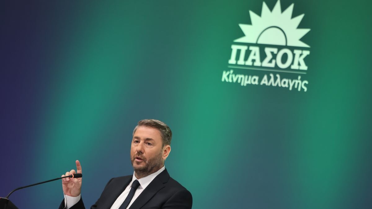 Ο πρόεδρος του ΠΑΣΟΚ Νίκος Ανδρουλάκης