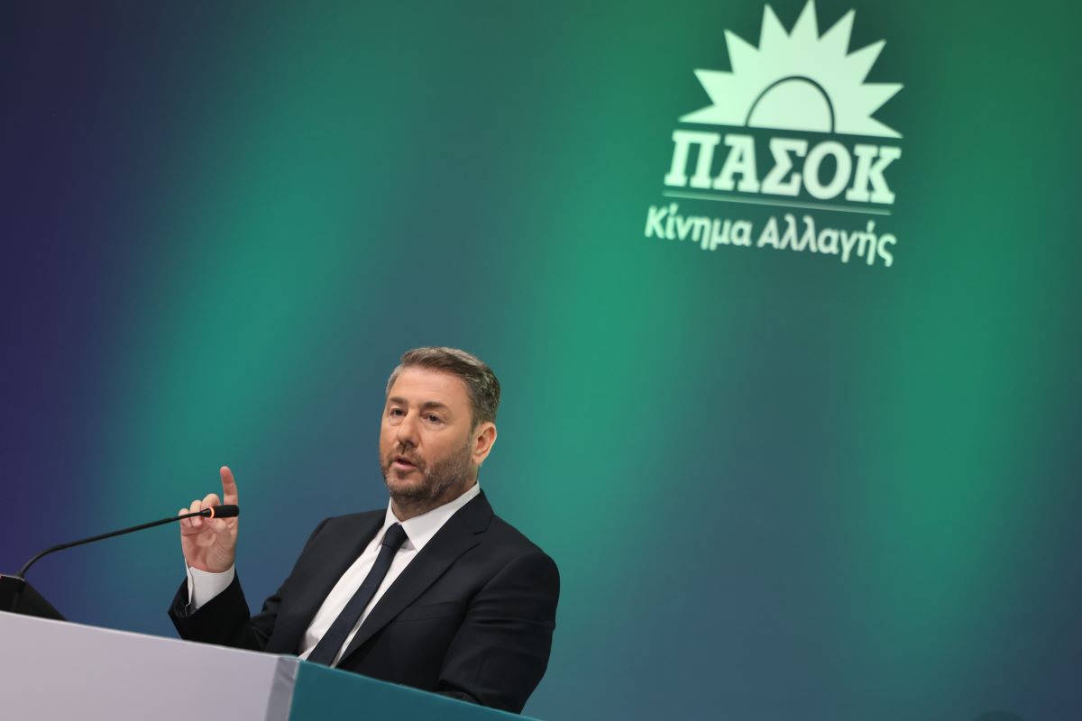 Ο πρόεδρος του ΠΑΣΟΚ Νίκος Ανδρουλάκης