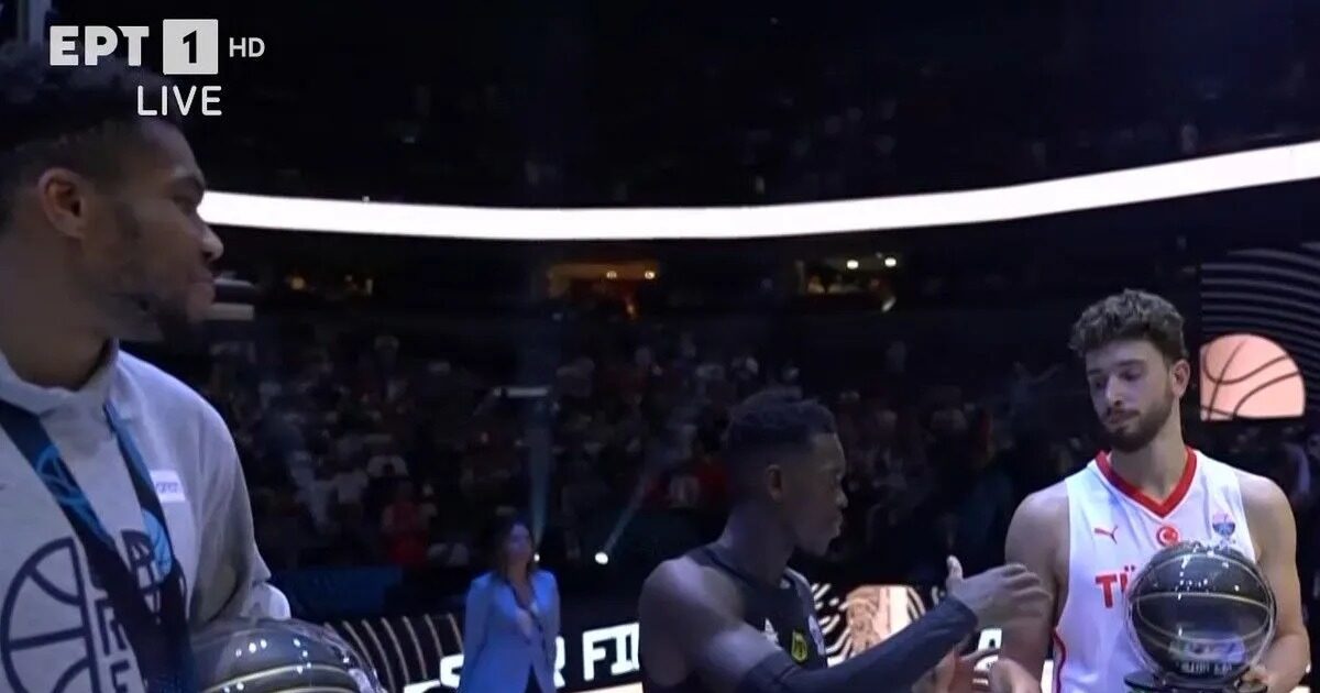 Giannis Antetokounbos and Alperen Shengun did not give hands to the Eurobasket awards