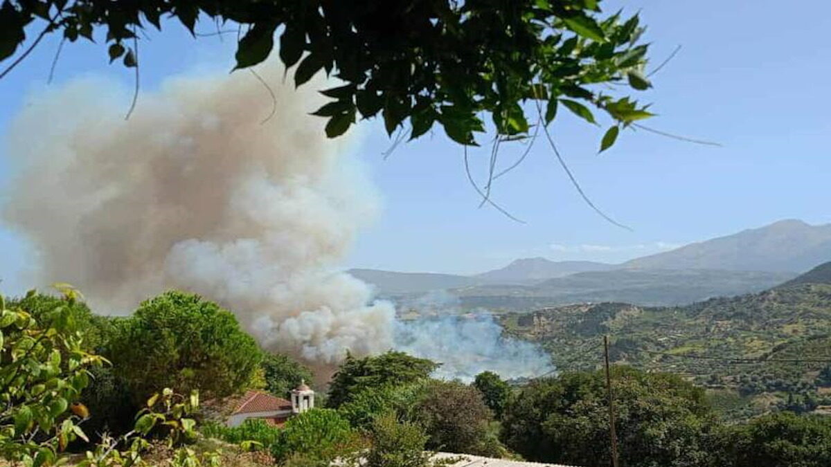 Η φωτιά στην Αχαΐα